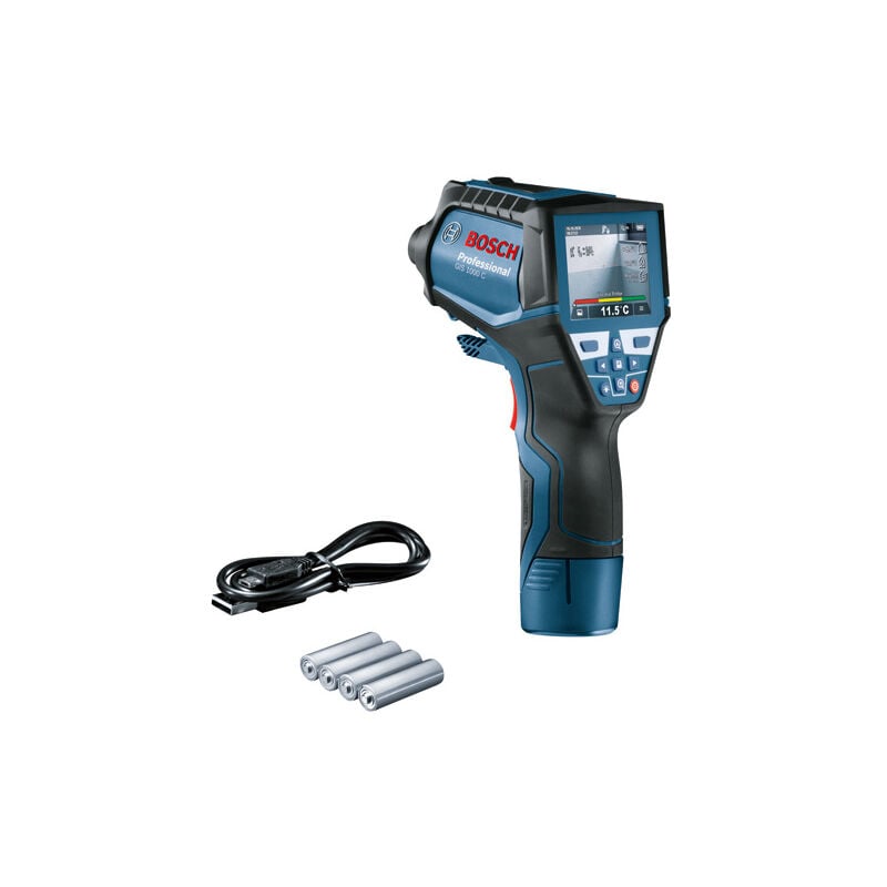 foto del prodotto bosch rilevatore termico gis 1000 c professional in un set in scatola