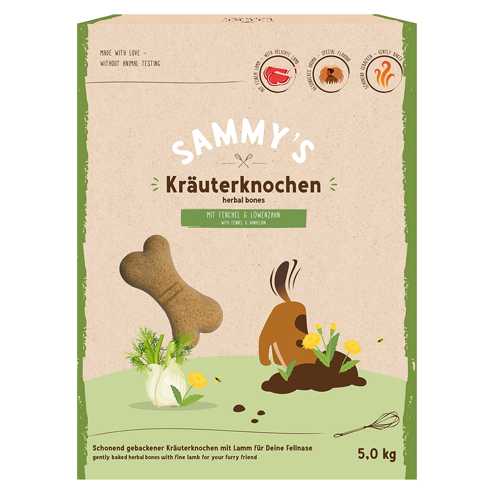 foto del prodotto bosch sammy s ossetti alle erbe snack cane 5 kg