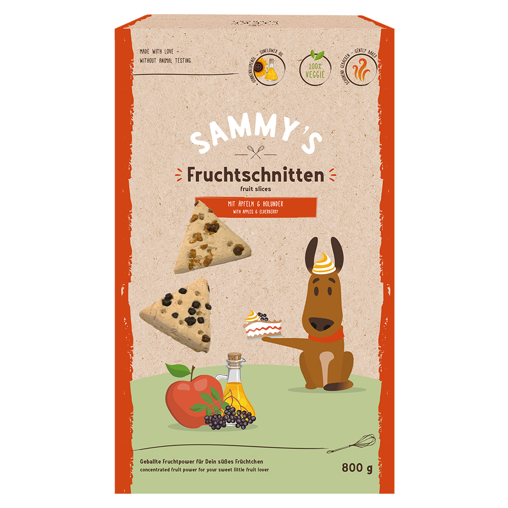 foto del prodotto bosch sammy's snack alla frutta per cani - set 3 x 800 g