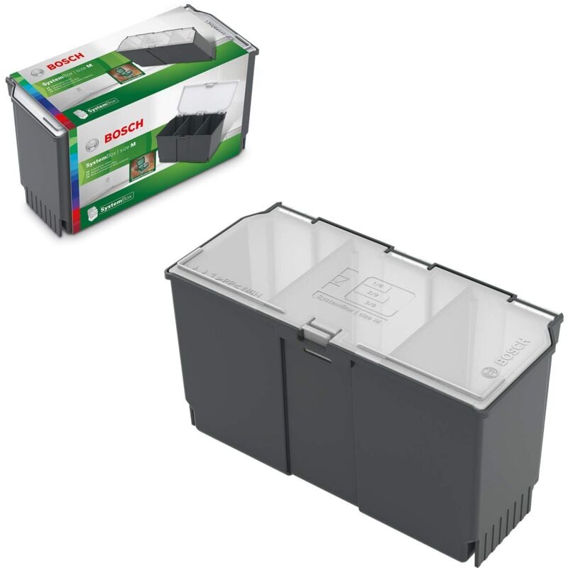 foto del prodotto bosch scatola accessori ac per valigetta attrezzi systembox taglia m, scatola accessori media 2 9 per systembox taglia m, per stivaggio