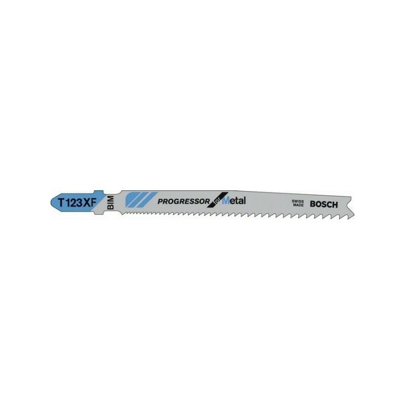 foto del prodotto bosch scheda di 5 lame in metallo hss progressor t123xf 2608638473