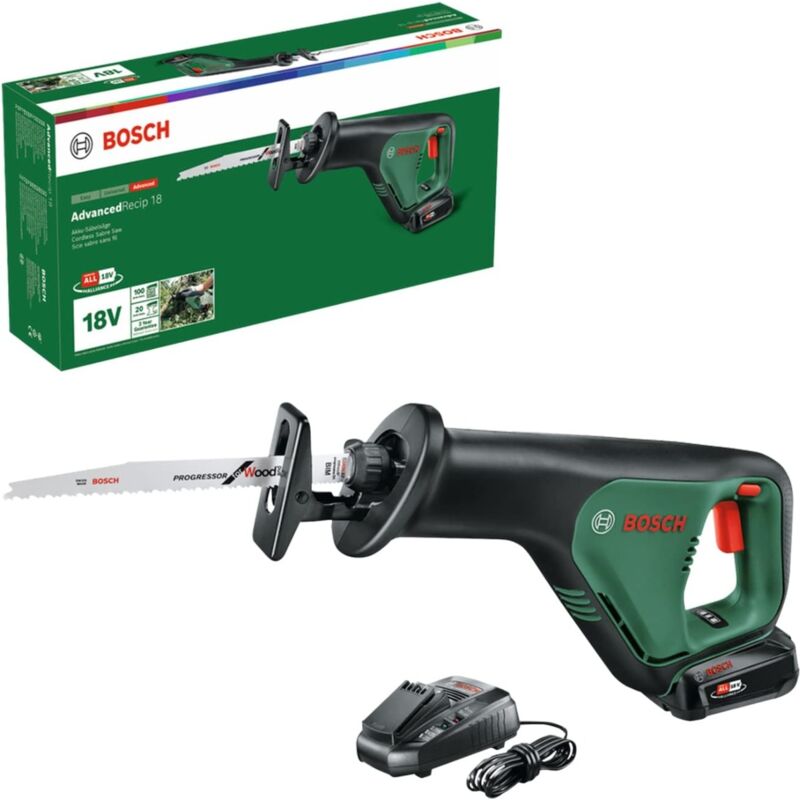 foto del prodotto bosch sega a sciabola advanced recip 18 1 batteria da 2,5 ah 06033b2403