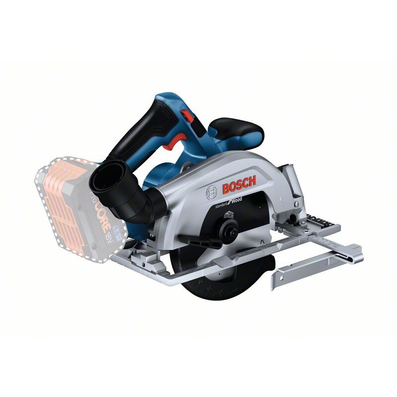 foto del prodotto bosch sega circolare a batteria gks 18v 57 2, 2 batterie procore18v 5,5ah, caricabatterie in l boxx