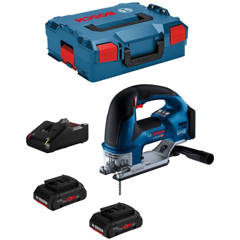 foto del prodotto bosch seghetto alternativo gst 18v 155 bc 2 x 4,0 ah procore gal18v 40 l boxx 136 