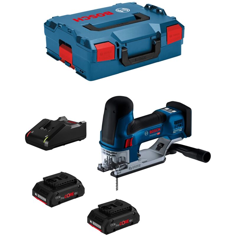 foto del prodotto bosch seghetto alternativo gst 18v 155 sc 2 x 4,0 ah procore gal18v 40 l boxx 136 