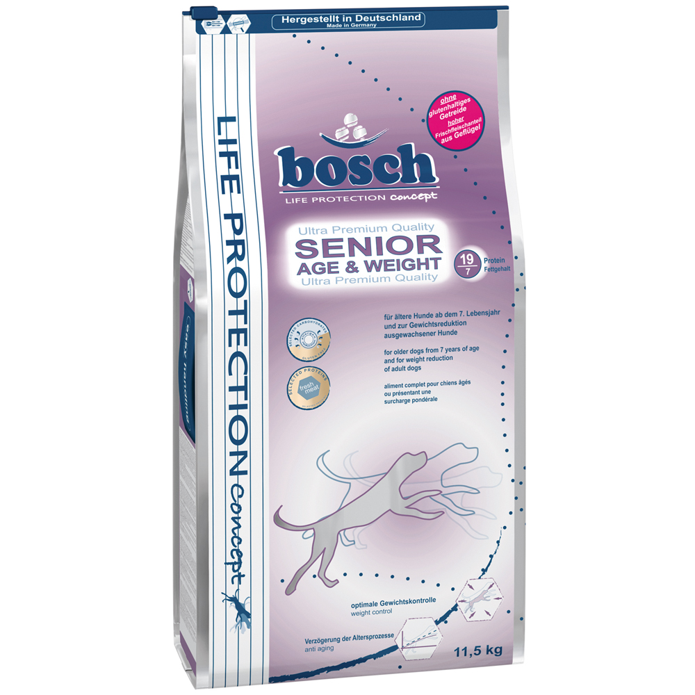 foto del prodotto bosch senior age weight crocchette per cane 11,5 kg