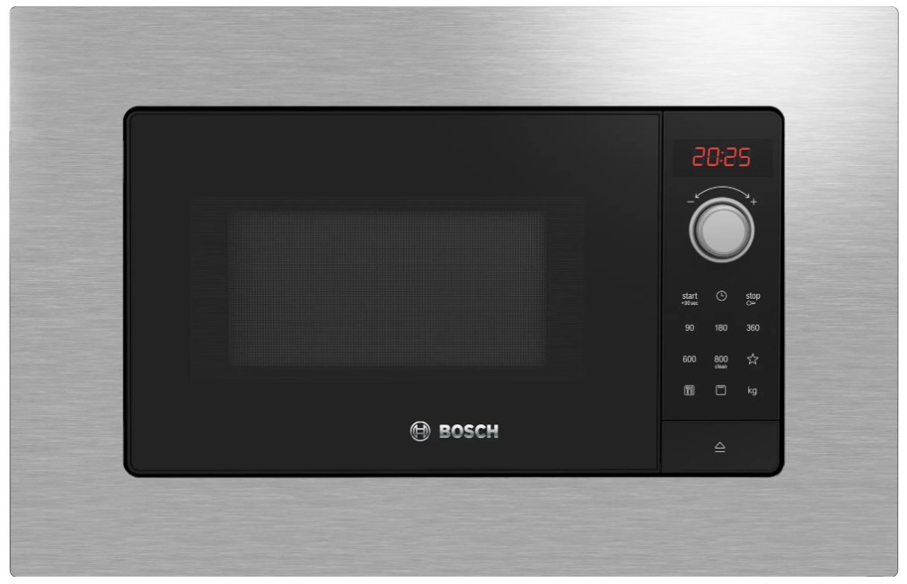 foto del prodotto bosch serie 2 bel623ms3 microonde da incasso acciaio