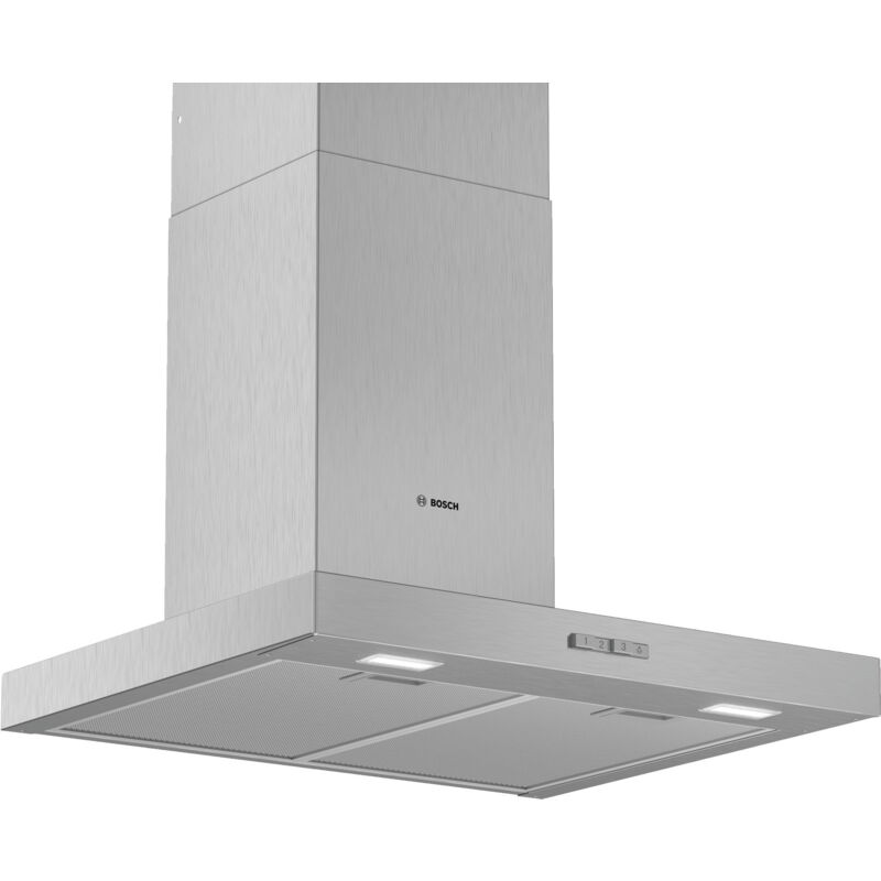 foto del prodotto bosch serie 2 dwb64bc50. potenza massima di estrazione 340 m h, tipo di estrazione aspirante, classe di efficienza dinamica del fluido e. tipo 