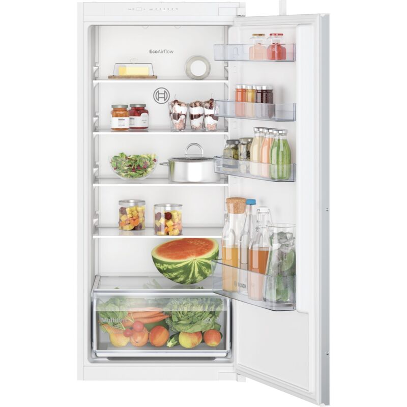 foto del prodotto bosch serie 2 kir41nse0. capacit netta frigorifero 204 l, classe climatica sn st, emissione acustica 35 db. tipo di display led, numero di