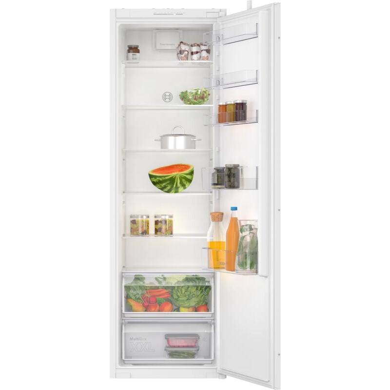foto del prodotto bosch serie 2 kir81nse0 frigorifero monoporta da incasso 177,2 x 54,1 cm classe e. capacit netta frigorifero 310 l, classe climatica sn st,