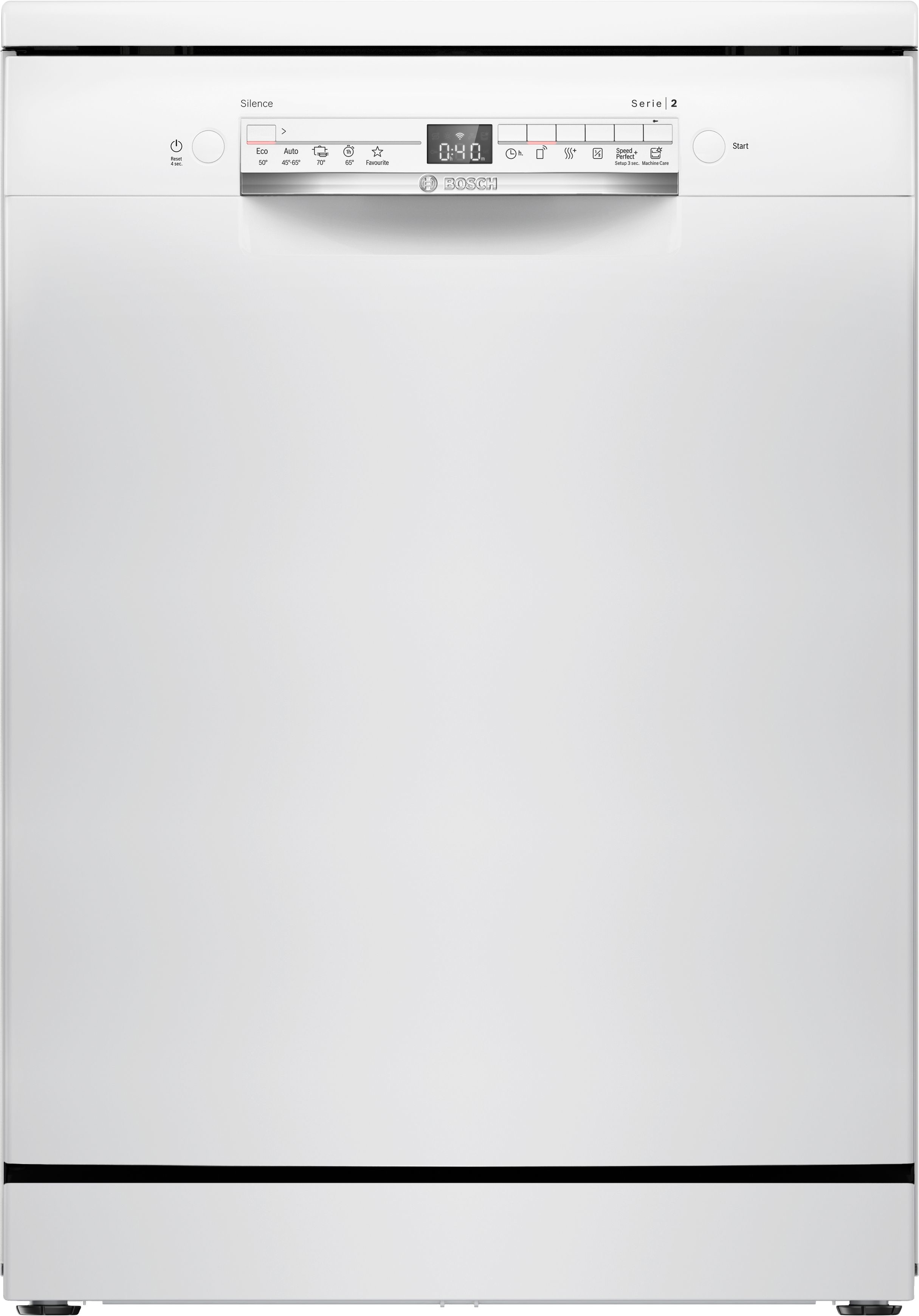 foto del prodotto bosch serie 2 sms2htw02e lavastoviglie da libera installazione 60 cm bianco classe d