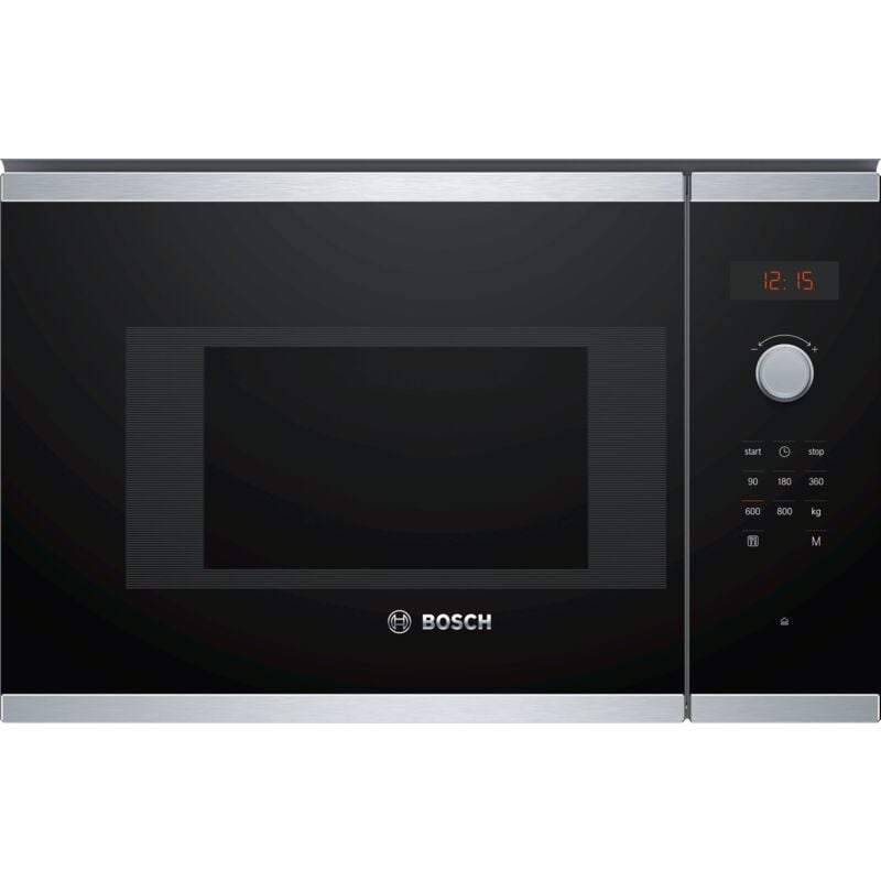 foto del prodotto bosch serie 4 bfl523ms1f microonde da incasso 38cm acciaio inox. posizionamento dell apparecchio da incasso, tipo di prodotto solo microonde,
