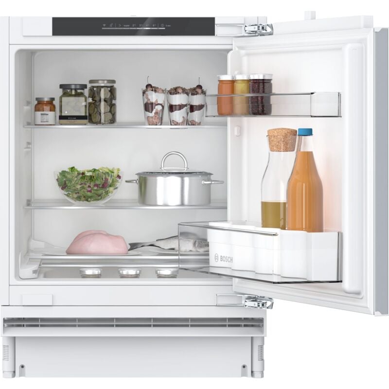 foto del prodotto bosch serie 4 frigorifero monoporta da incasso, 82 x 60 cm. capacit netta frigorifero 134 l, classe climatica sn t, emissione acustica 35 db.