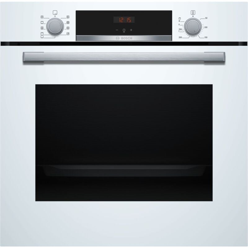 foto del prodotto bosch serie 4 hba534bw3 forno multifunzione bianco classe a . dimensione del forno media, tipo di forno forno elettrico, capacit interna forno