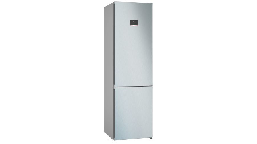 foto del prodotto bosch serie 4 kgn397ldf frigorifero combinato da libera installazione 203 x 60 cm metal look classe d