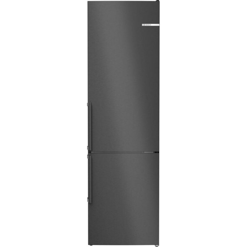 foto del prodotto bosch - serie 4 kgn39vxdt frigorifero combinato da libera installazione 203 x 60 cm acciaio nero anti-impronta classe d. capacità netta totale: 363 l. cerniera porta: destra. classe climatica: sn-t, ...