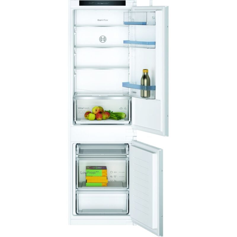 foto del prodotto bosch serie 4 kiv86vse0. capacit netta totale 267 l. cerniera porta destra. classe climatica sn st, emissione acustica 35 db. capacit netta