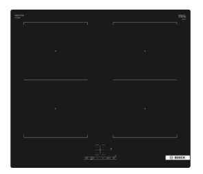 foto del prodotto bosch serie 4 pvq611bb6e piano cottura a induzione 60 cm nero, senza profili
