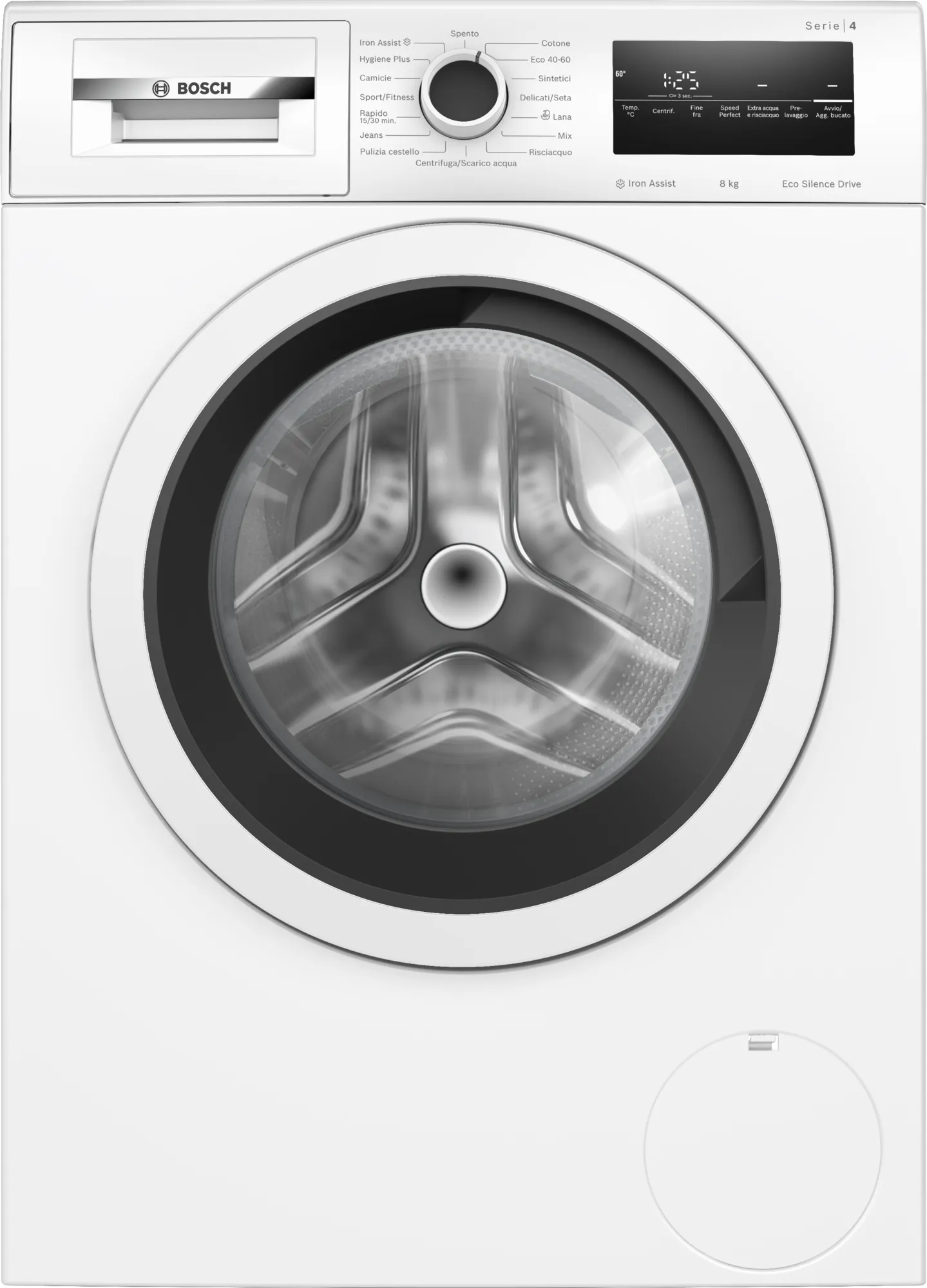 foto del prodotto bosch serie 4 wan28208ii lavatrice a carica frontale 8 kg 1400 rpm classe a
