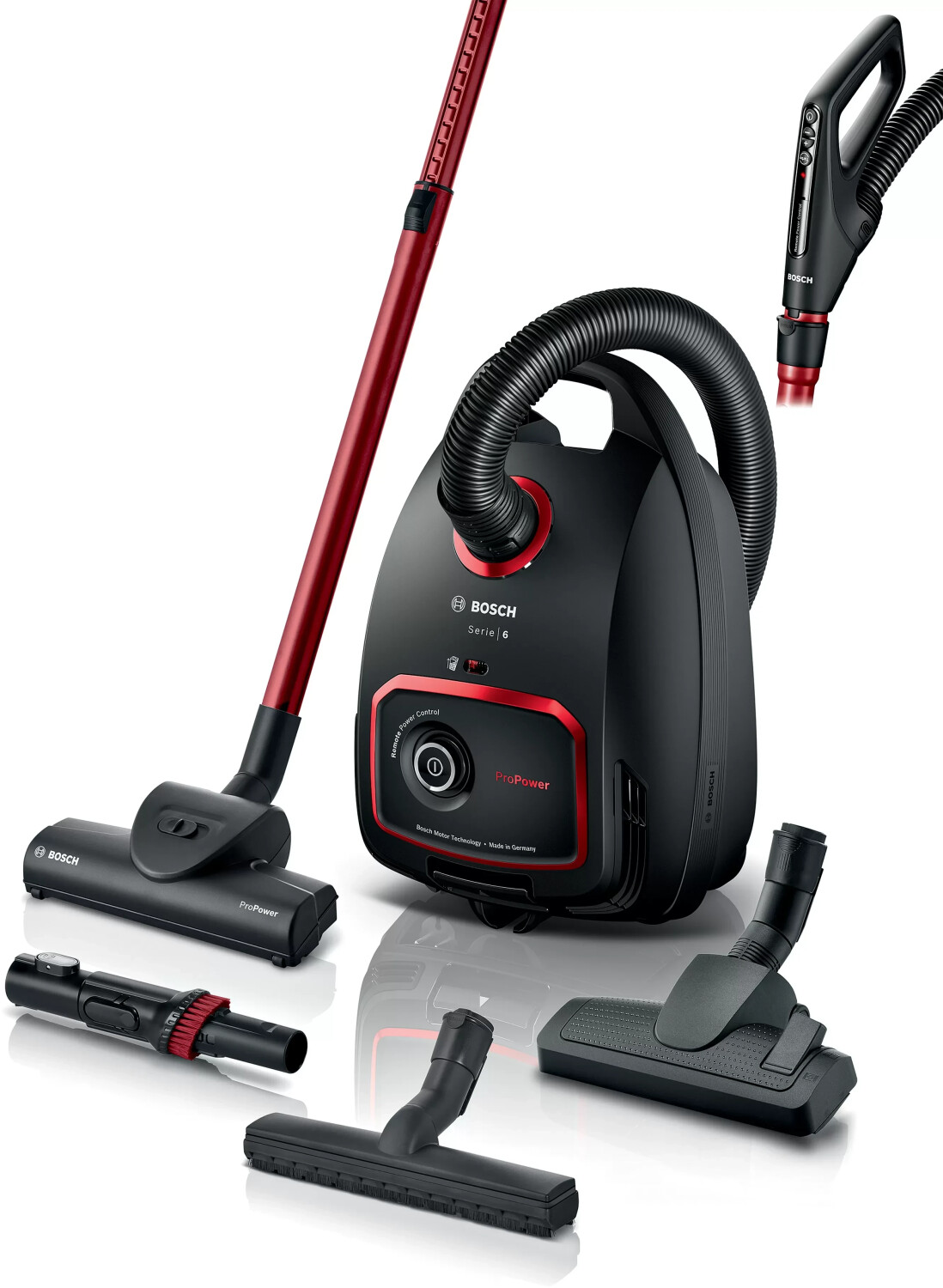 foto del prodotto bosch serie 6 bgl6pow1 aspirapolvere con sacco propower nero
