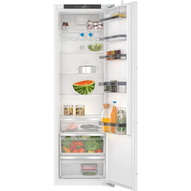 foto del prodotto bosch serie 6 kir81add0. capacit netta frigorifero 310 l, classe climatica sn st, emissione acustica 34 db. numero di ripiani frigorifero 7,