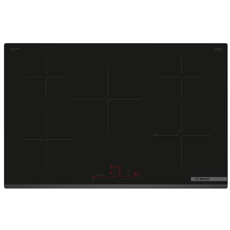 foto del prodotto bosch serie 6 piv83khc1e. colore del prodotto nero, posizionamento dell apparecchio da incasso, dimensione della larghezza del piano cottura 