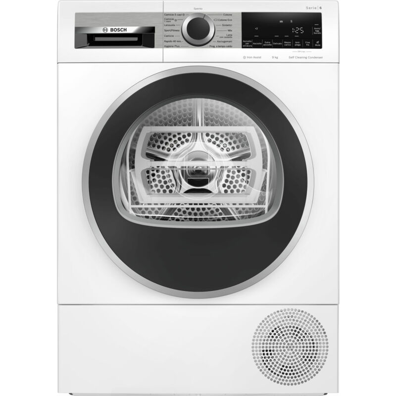 foto del prodotto bosch serie 6 wqg245c0it asciugatrice a pompa di calore 9 kg classe a 