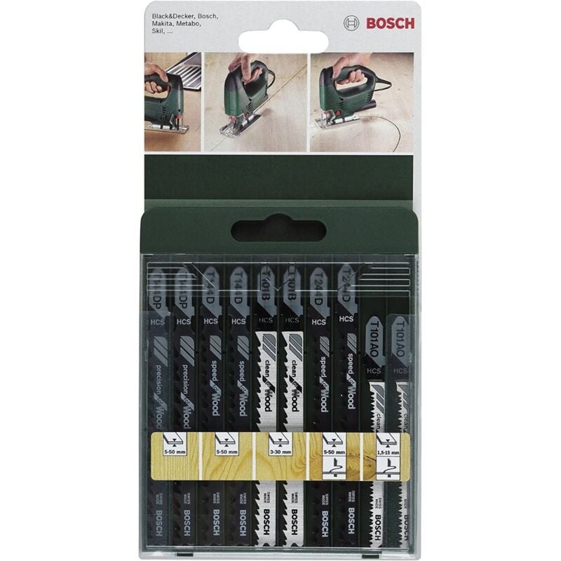 foto del prodotto bosch set 10 lame miste per seghetto alternativo codolo a t