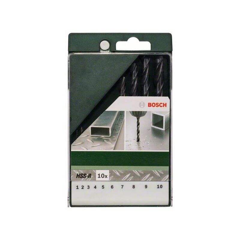 foto del prodotto bosch set 10 punte per metallo hss r