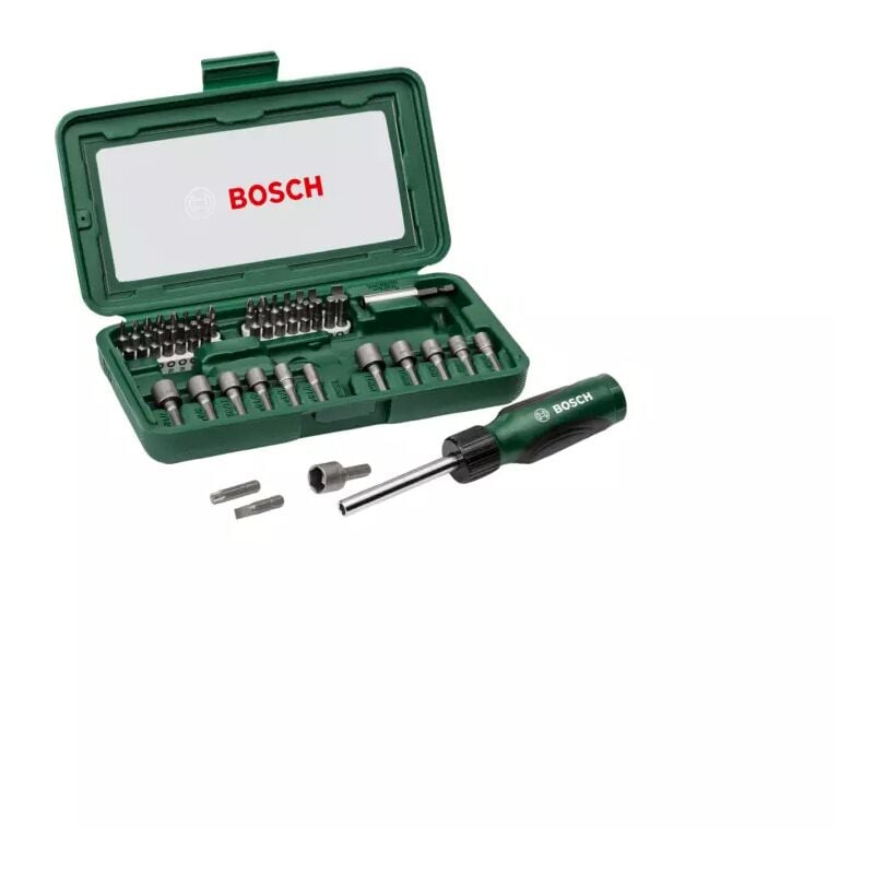 foto del prodotto bosch set 46 inserti per avvitatore in acciaio inossidabile