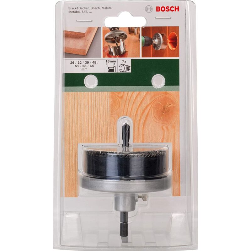 foto del prodotto bosch set 7 pz seghe a tazza