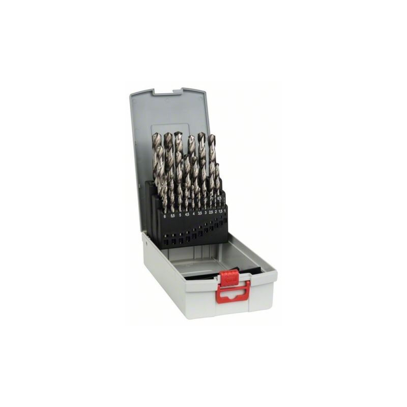 foto del prodotto bosch set di 25 punte per metallo rettificate hss g robust lines 1 da 13 mm 2608587017