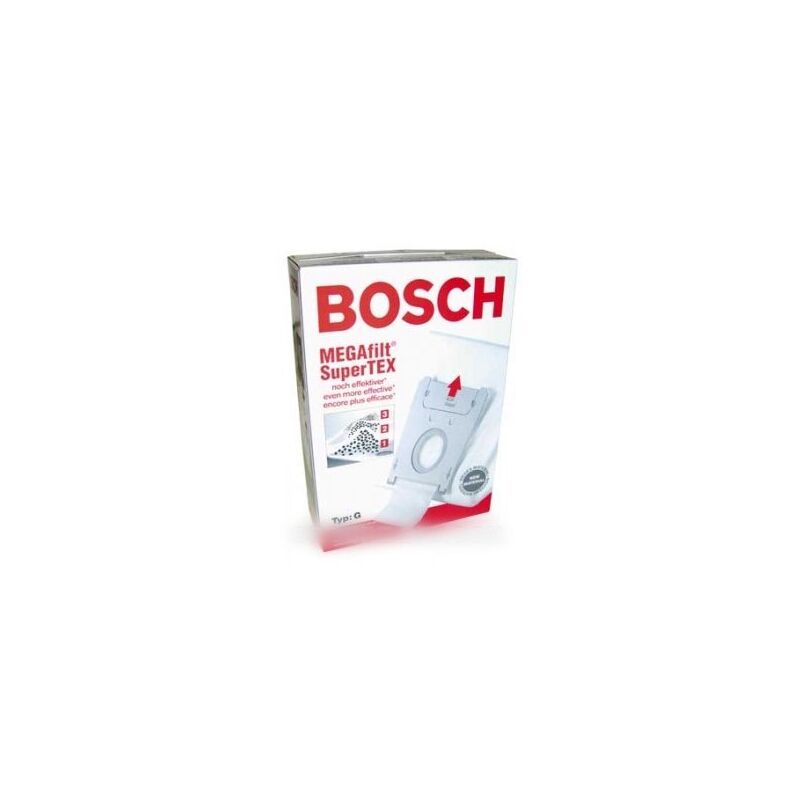 foto del prodotto bosch set di 4 sacchetti di tipo g per aspirapolvere 17000940
