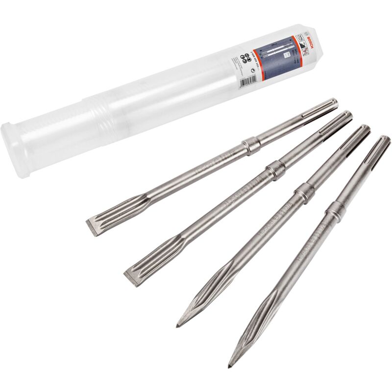 foto del prodotto bosch set di 4 scalpelli sds max scalpelli autoaffilanti 2607017368