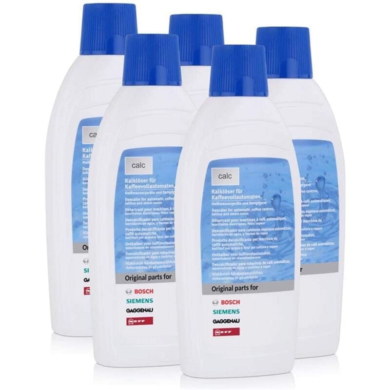 foto del prodotto bosch set di 5 liquidi descaler 2,5 l per coffee maker 00311968
