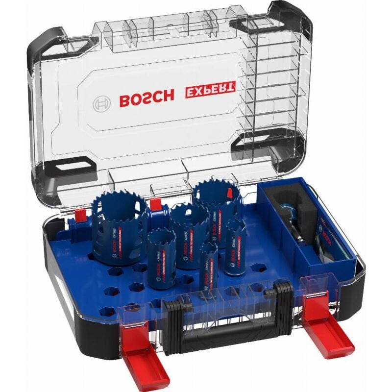 foto del prodotto bosch set di 6 punte in metallo duro multimateriale 22 25 35 51 60 68 2608900445