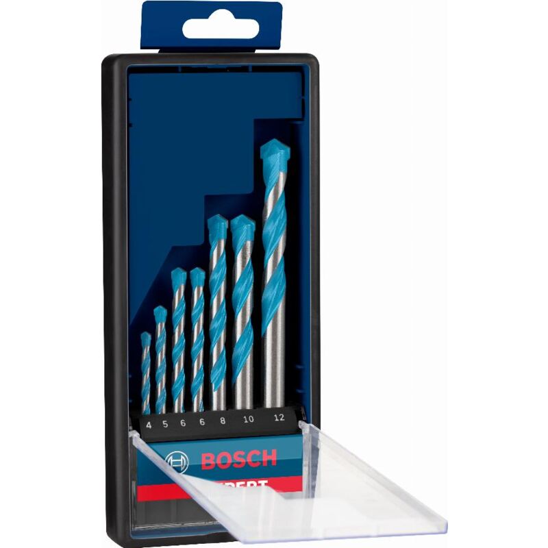 foto del prodotto bosch set di 7 punte multimateriale cyl 9 expert da 4 5 6 8 10 12 mm 2608900647