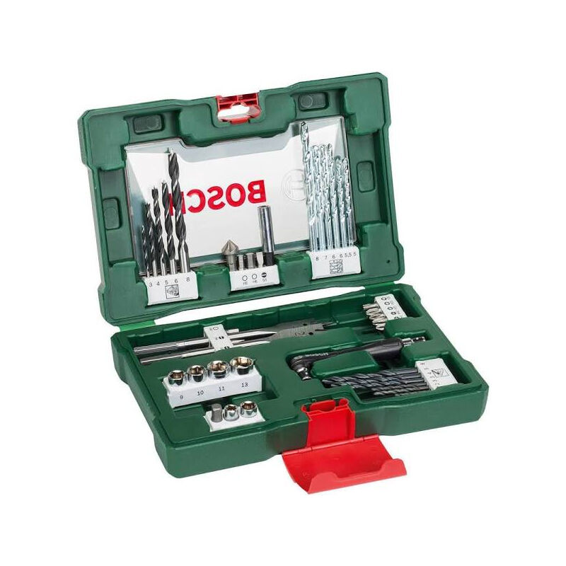 foto del prodotto bosch set di foratura e avvitamento v line da 41 pezzi con ingranaggio angolare 2607017316