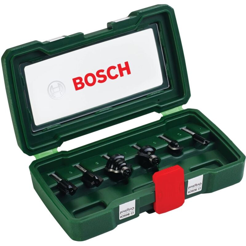 foto del prodotto bosch set frese hm, codolo 1 4, 6 pezzi, 45 x 40 x 25