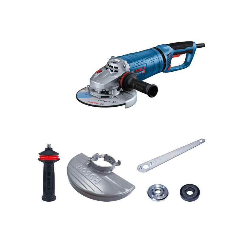 foto del prodotto bosch smerigliatrice angolare gws 27 180 jr, 180 mm, 2.700 watt in confezione