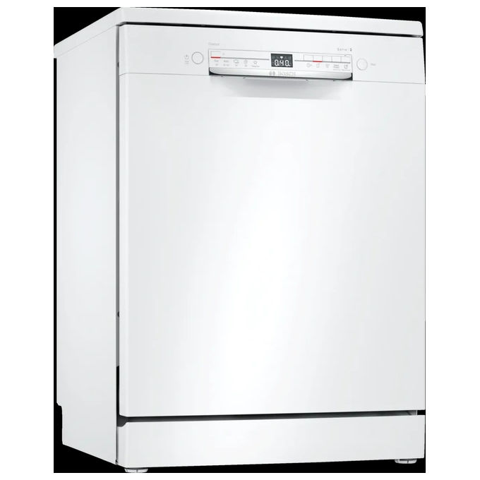 foto del prodotto bosch sms2itw33e serie 2 lavastoviglie a libera installazione 12 coperti, classe e, home connect, extradry, 84,5x60x60 cm , bianco