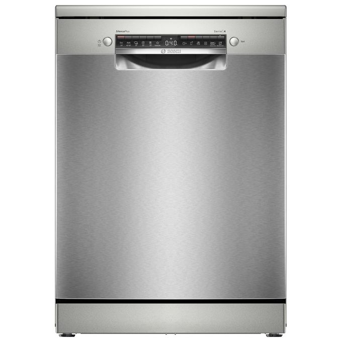 foto del prodotto bosch sms4emi01e serie 4 lavastoviglie a libera installazione 14 coperti, classe c, home connect, terzo cestello, 84,5x60x60 cm , inox