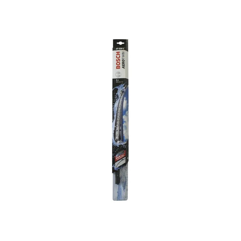 foto del prodotto bosch spazzola tergicristallo aerotwin ap 530 u flat 530mm silenziosa e duratura