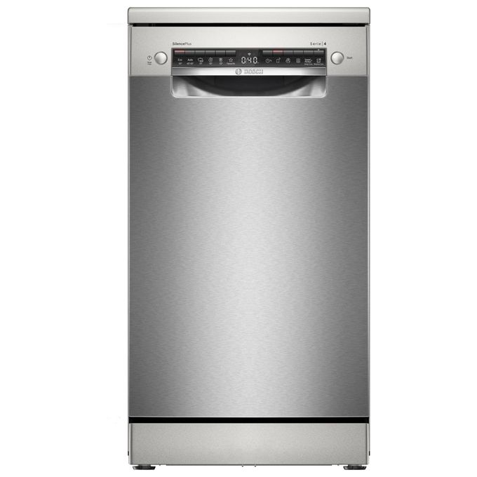 foto del prodotto bosch sps4emi24e serie 4 lavastoviglie slim a libera installazione 10 coperti, classe c, home connect, efficientdry, aquastop, 84,5x45x60 cm , inox