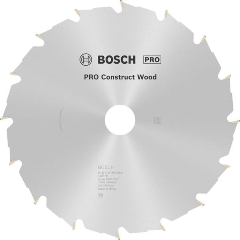 foto del prodotto bosch standard for construct wood lama per sega circolare 235x30 mm per legno chiodato