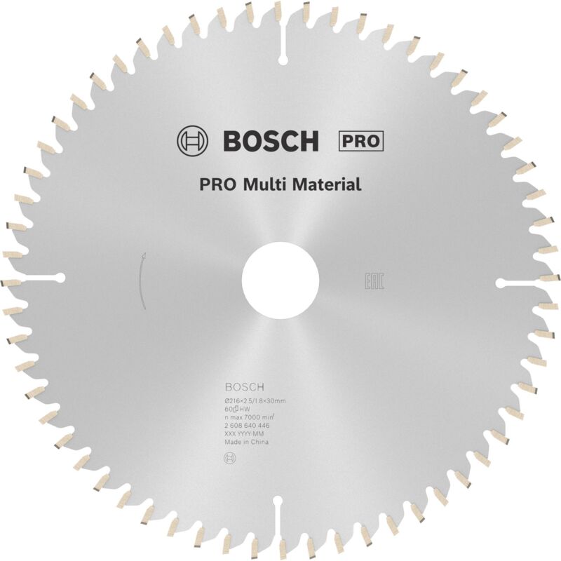 foto del prodotto bosch - standard for multi material lama per troncatrice 216x30 mm per multimateriale