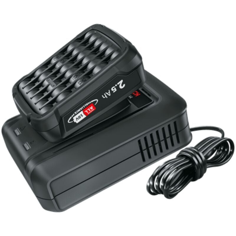 foto del prodotto bosch - starter set 18v 1 batteria 2,5 ah al 18v-44 green - 1 batteria 2,5 ah - caricabatterie - 1600a031t4