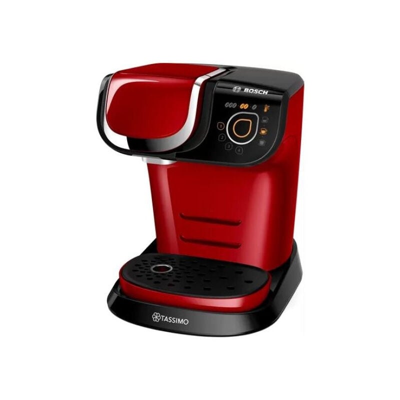 foto del prodotto bosch tas6503 macchina da caff multi drink tassimo serbatoio dell acqua da 1,3 litri spegnimento automatico rosso