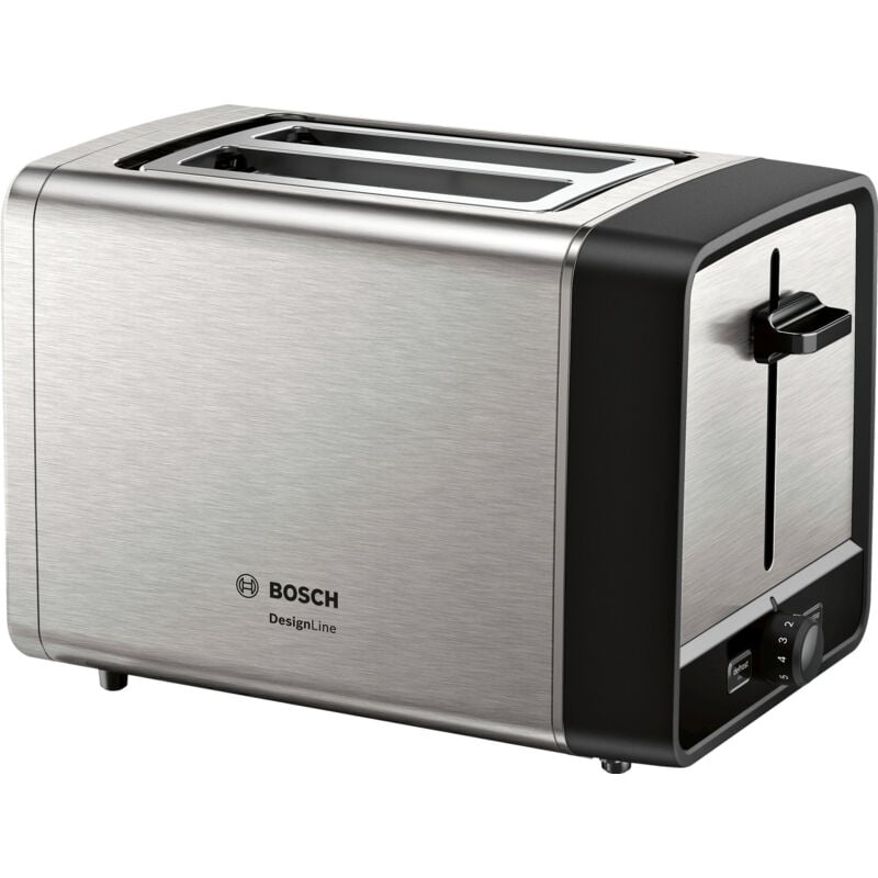 foto del prodotto bosch tat5p420 tostapane 2 fette 970 w nero, acciaio inox