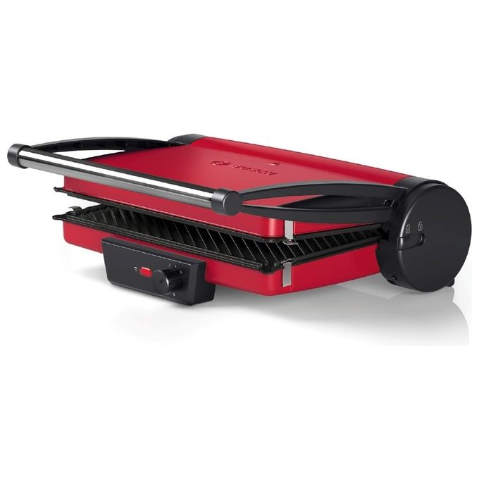 foto del prodotto bosch tcg4104 bistecchiera alluminio-rosso